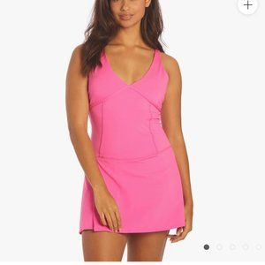 Free People Drop Shot Skortsie Hot Pink size M NWT